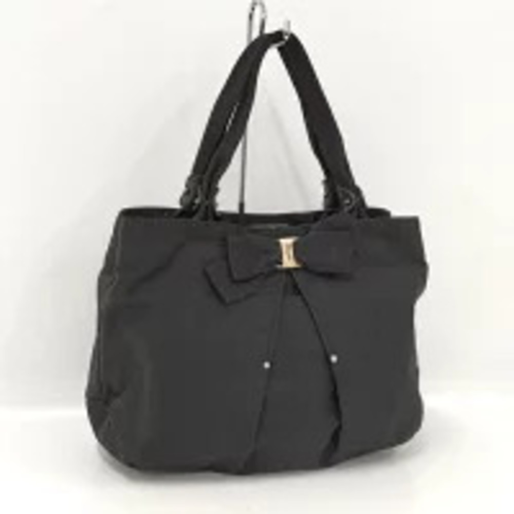 Salvatore Ferragamo Tote Bag Vara Ribbon Black